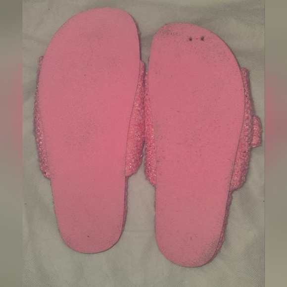 Steve Madden Pink Textured Slide Sandals - Picture 5 of 5